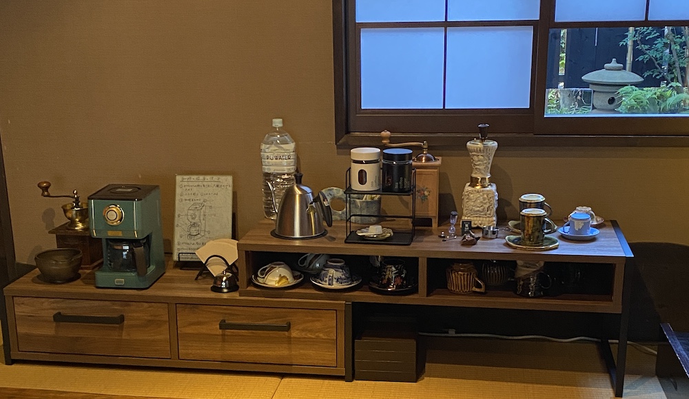 「囲炉裏コーヒー」始まりました。